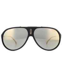Carrera - Aviator Matte Bronze Mirrored Sunglasses - Lyst