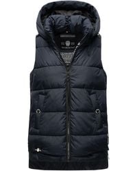 Marikoo - Gewatteerd Vest – Zarinaa, Licht Met Afneembare Capuchon - Lyst