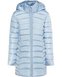 Icebound - Wattierter Parka Damen Eisblau - Lyst
