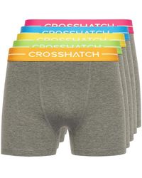 Crosshatch - Astral Bright Boxer Shorts (Pack Of 5) Marl) - Lyst