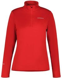Icepeak - Dames Ferndale Baselayer Top In Rood - Lyst
