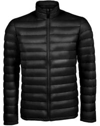 Sol's - Wilson Lightweight Padded Jacket Nylon - Lyst