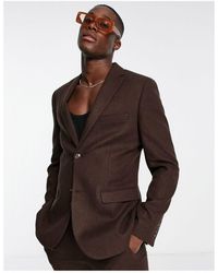 TOPMAN - Skinny Two Button Wool Mix Suit Jacket - Lyst