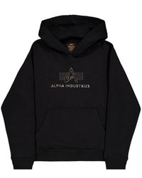 Alpha Industries - Basic Big Logo Tpu Hoodie - Lyst