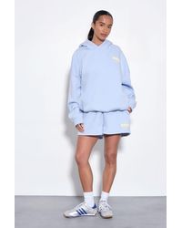 Boohoo - Bondi Puff Print Sweat Short - Lyst