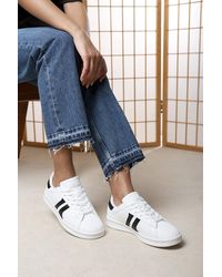 Where's That From - Yamileth Stripe Panel Detailed Trainer - Lyst