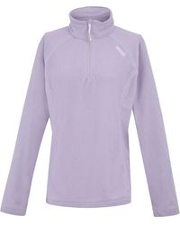 Regatta - Great Outdoors /Ladies Montes Half Zip Fleece Top (Wisteria/Lilac Thistle) - Lyst