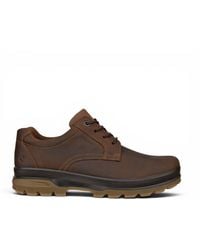 Ecco - Camel Leather Waterproof Casual Shoes - Lyst