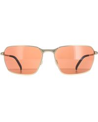 Serengeti - Rectangle Matte Light Mineral Drivers Shelton Metal - Lyst