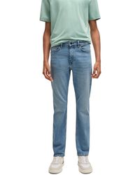 BOSS - Delaware Slim Fit Jeans, Modern Silhouette - Lyst