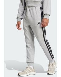 adidas - Essential 3-Stripes French Terry Pants - Lyst