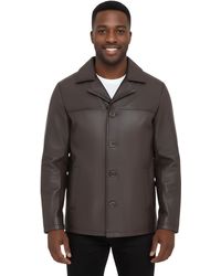 Infinity Leather - 4 Button Italian Blazer Jacket - Lyst