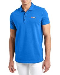 DIESEL - T-Weet-Split Polo Shirt Golf Tee - Lyst