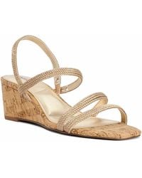 Dune - Kali Cork Wedges - Lyst