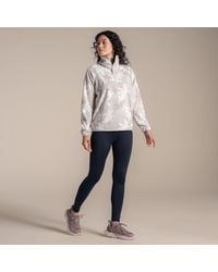 Craghoppers - Ladies Reedmace National Trust Half Zip Fleece Top (Oyster) - Lyst