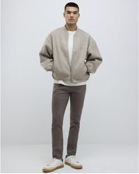 River Island - Slim Jeans Fit Washed Cotton - Lyst