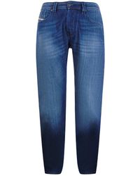 DIESEL - Larkee-X Dark Denim Pants Cotton - Lyst
