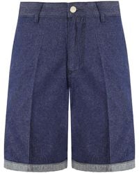 ARMANI EXCHANGE - Denim Shorts Cotton - Lyst