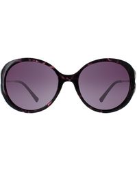 INVU - Round Dark Tortoise Demi Polarized B2117 Metal - Lyst