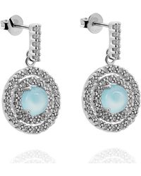 Orphelia - 'Rivera' 925 Sterling Drop Earrings - Lyst