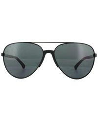 Emporio Armani - Sunglasses 2059 320387 Matt Metal - Lyst