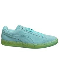 PUMA - Suede Classic Easter Fm Aruba Low Lace Up Trainers 362556 01 Leather - Lyst