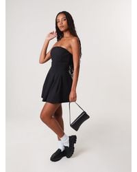 Pink Vanilla - Bandeau Seam Detailed Mini Dress - Lyst