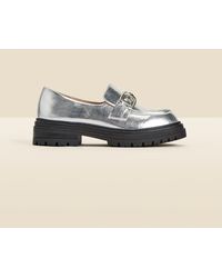 Sosandar - Chain Trim Chunky Loafers Rubber - Lyst