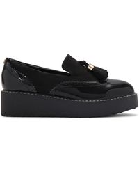 KG by Kurt Geiger - Patent Flatform Tassel Loafers - Lyst