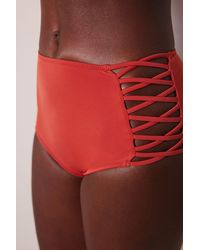 Penti - Hoogzwaist Cut-Out Bikini Shorts - Lyst