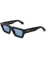Off-White c/o Virgil Abloh - Accessories Off Manchester 53 Rectangle Full Rim Sunglasses - Lyst