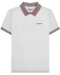 Lambretta - Ss25 Gingham Polo Shirt Cotton - Lyst