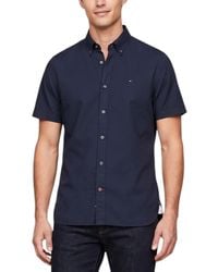 Tommy Hilfiger - Shirt Oxford Lightweight Short Sleeve Regular Fit Summer New - Lyst