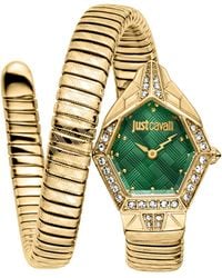 Just Cavalli - Jc1L303M0035 Ornato Snake Analog Watch For - Lyst