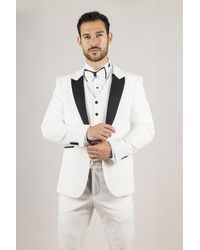 TruClothing - 3 Piece Velvet Wedding Tuxedo Formal Suit - Lyst