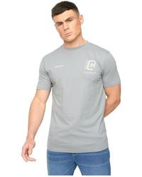 Crosshatch - Morville Cotton T-Shirt (Steel) - Lyst