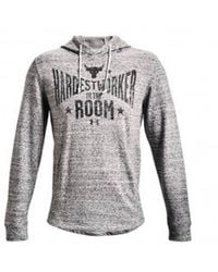 Under Armour - Project Rock Terry Hoodie - Lyst