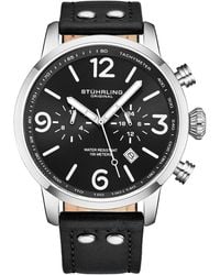Stuhrling - 3956 Quartz 45Mm Aviator - Lyst