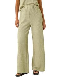 D.u.s.k - Textured Wide Leg Stretch Trouser - Lyst