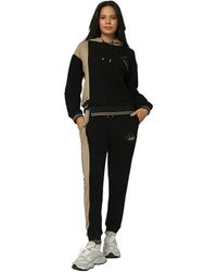 Tom Barron - Damen Bedruckter Gerippter Trainingsanzug-Set Lady Boss - Lyst