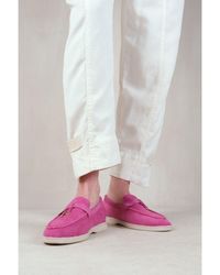 Where's That From - 'Pegasus' Slip On Trim Loafers With Accessory Detailing - Lyst