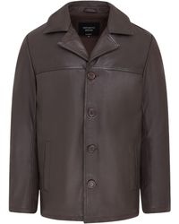 Infinity Leather - 4 Button Italian Blazer Jacket - Lyst