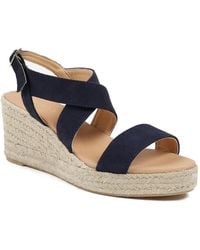 Jones Bootmaker - Romilly Leather Wedge Heeled Espadrilles - Lyst