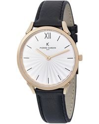 Pierre Cardin - Pigalle Plissée Watch Cpi.2003 Leather - Lyst