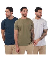 Farah - Dellis 3-pack T-shirt In Multi Kleur - Lyst