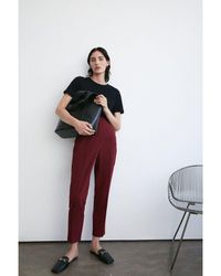 Warehouse - Double Crepe High Waisted Dart Detail Trouser - Lyst