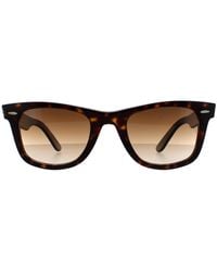 Ray-Ban - Rectangle Havana Gradient Sunglasses - Lyst