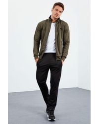 TOMMY LIFE - Scuba Knit Active Set With Zipper Collar - Lyst
