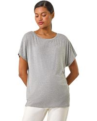 Roman - Hotfix Embellished Stretch Top - Lyst