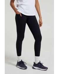 Mountain Warehouse - 'Blackout' High Waisted Leggings Stretchy Sweat Wicking Tights Polyamide - Lyst
